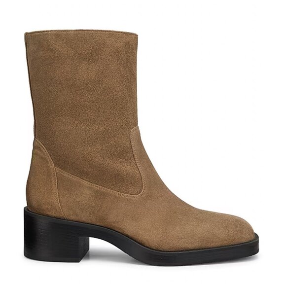 NWB Stuart Weitzman Kaia Sport Suede Boot in Khaki - Picture 1 of 14